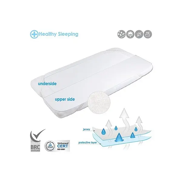 Protector de saltea cu 4 elastice Baby Matex - 0245 60/120