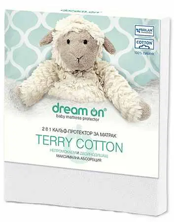 Protector de saltea Dream On - Bumbac Terry, 70 x 140 cm
