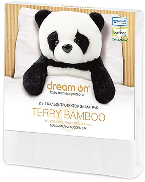 Protector de saltea Dream On - Terry Bamboo, 60 x 120 cm