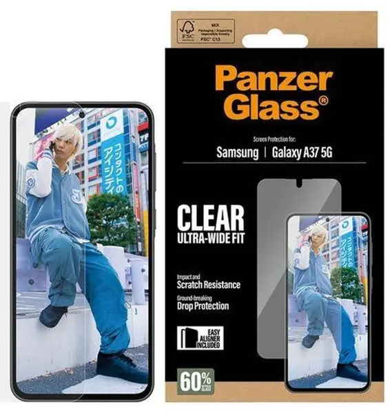 Protector de sticlă PanzerGlass - 2-Way Privacy, Galaxy A37 5G