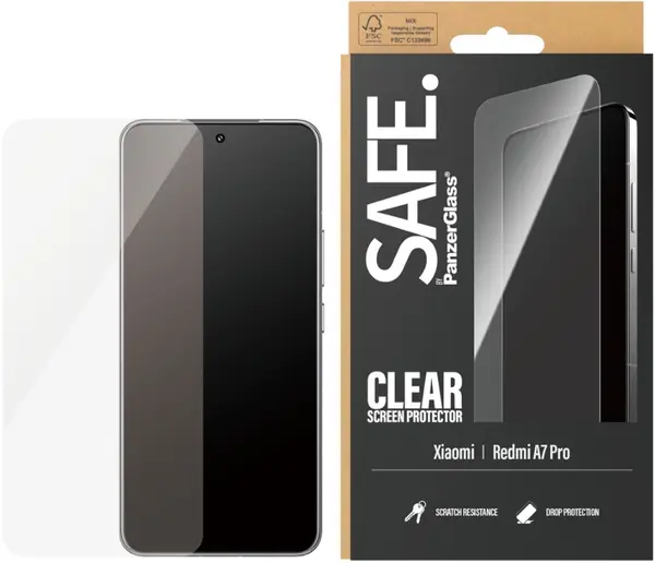 Protector de sticlă SAFE – Clear UWF, Xiaomi A7 Pro, transparent