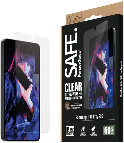 Protector de sticlă SAFE – UWF w. EasyAligner, Galaxy S26