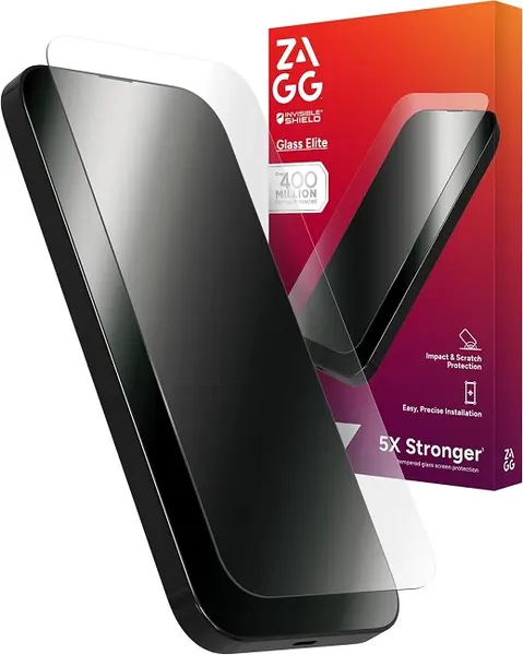Protector de sticlă ZAGG - Elite, iPhone 16 Pro, transparent