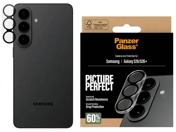 Protector pentru cameră PanzerGlass – PicturePerfect, Galaxy S26/S26 Plus
