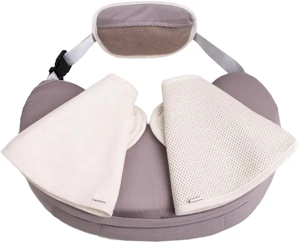 Protector pentru pernă de alăptare Matea - Cu design adaptiv, bumbac organic