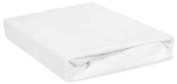 Protector pentru saltea Baby Matex - Frotte, cu elastic, 40 x 90 cm, alb
