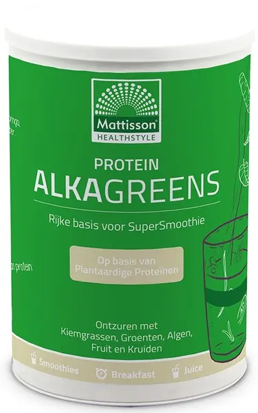 Protein AlkaGreens, 300 g, Mattisson Healthstyle