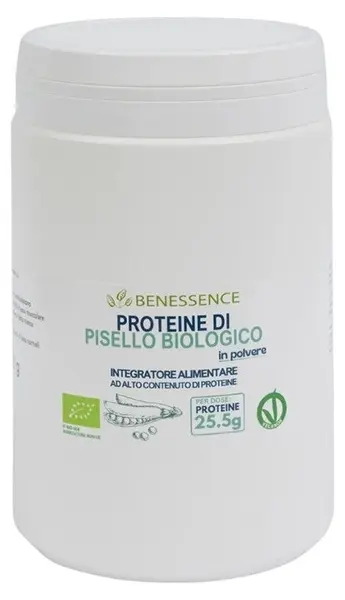 Proteină bio din mazăre, 500 g, Benessence