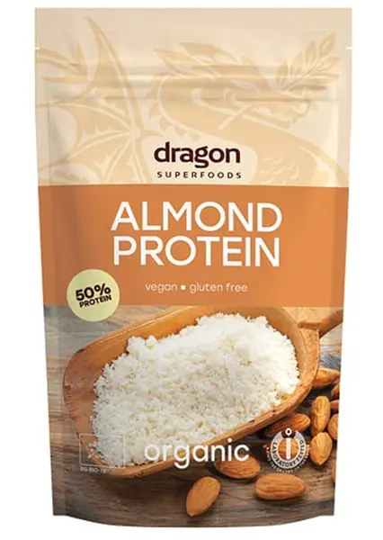 Proteină din migdale, 200 g, Dragon Superfoods