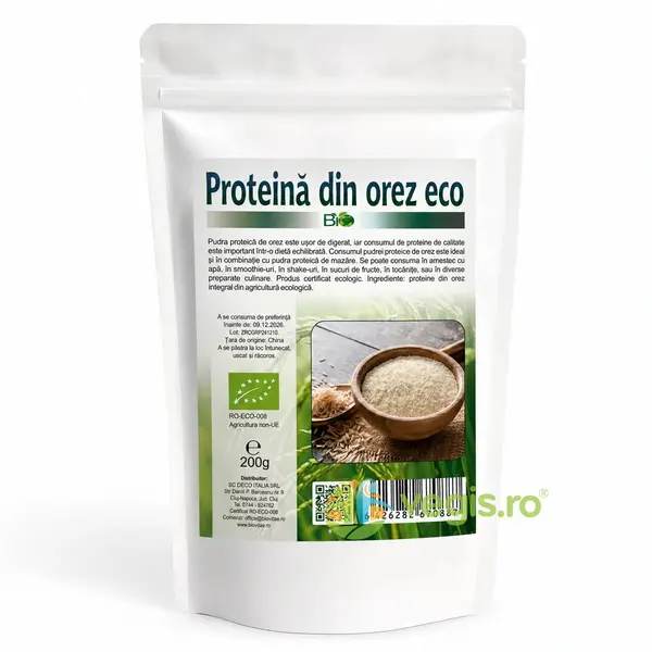 Proteina din Orez Ecologica/Bio 200g