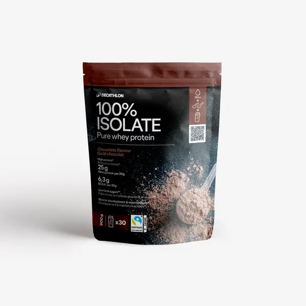 Proteină din zer 100% izolat, aromă de ciocolată, 900 g