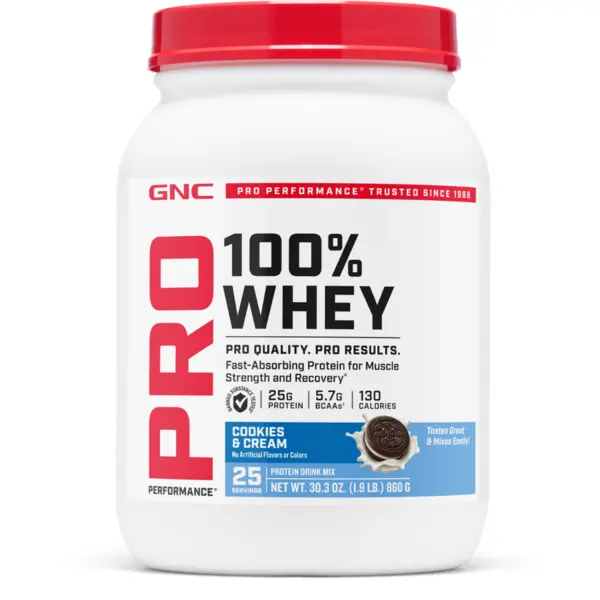 Proteina din Zer cu Aroma de Biscuit si Crema Testata Antidoping Pro Performance 860g