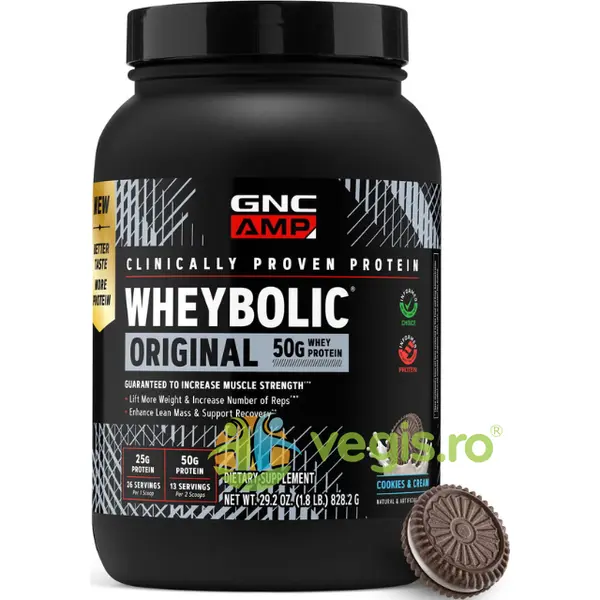 Proteina din Zer Studiata Clinic cu Aroma de Biscuiti cu Crema 828.2g