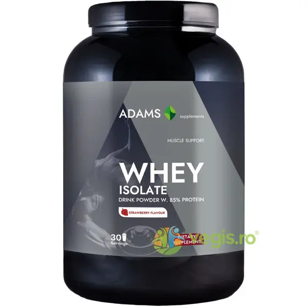 Proteina Izolata din Zer cu Aroma de Capsuni 908g