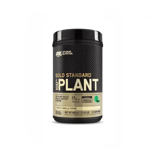 Proteine vegetale Gold Standard 100% Plant cu aroma de vanilie, 684g, Optimum Nutrition