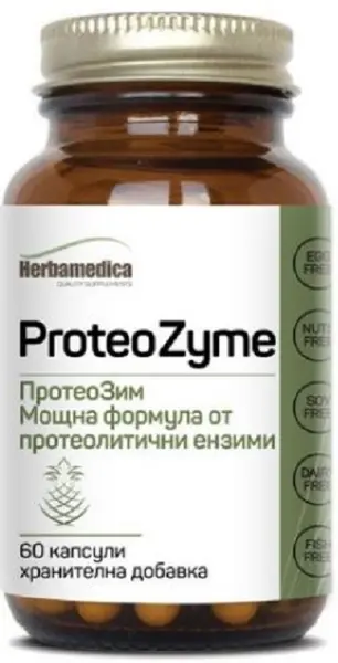 ProteoZyme, 60 capsule, Herbamedica
