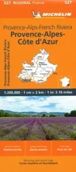 Provence- Alps - French Riviera - Michelin Regional Map 527, Sheet Map/***