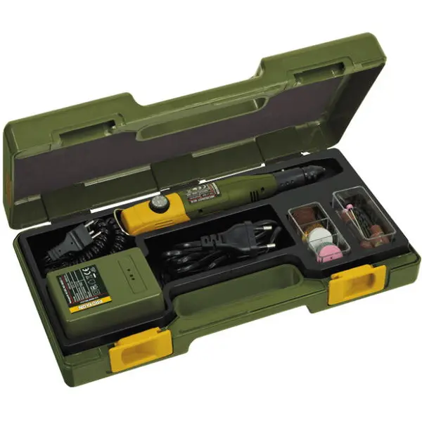 Proxxon Proxxon 28514, Set pentru gaurit-frezat MICROMOT 60/EF, 5000-20000rpm, 40W + geanta si accesorii