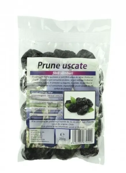 Prune Fara Samburi, 250g - Deco