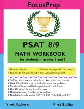 PSAT 8/9 Math Workbook: For Students in Grades 8 and 9., Paperback/Raghuram, Vivek