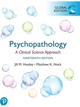 Psychopathology: A Clinical Science Approach, Global Edition. 19 ed, Paperback/Matthew Nock