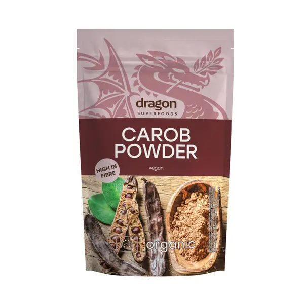 Pudra de carob bio 200g Dragon Superfoods