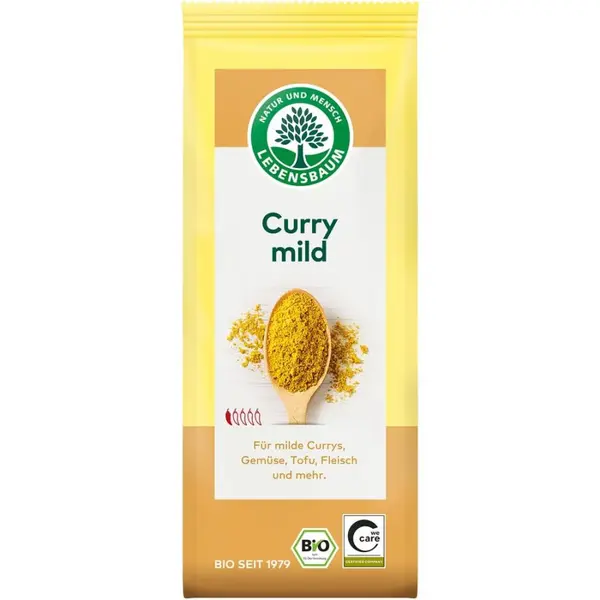 Pudra de curry usor picanta, eco - 50 g