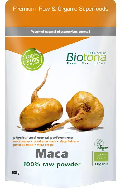 Pudră de maca, 200 g, Biotona