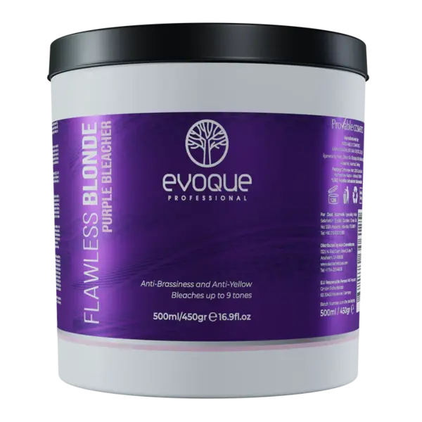 Pudra decoloranta violet Evoque Professional Flawless Blonde 500 ml