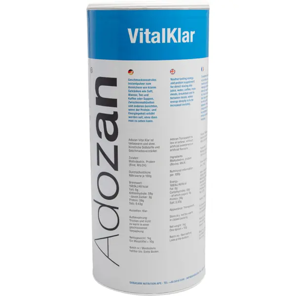 Pudra Nutritiva Completa Vital Klar (Transparent) 1kg