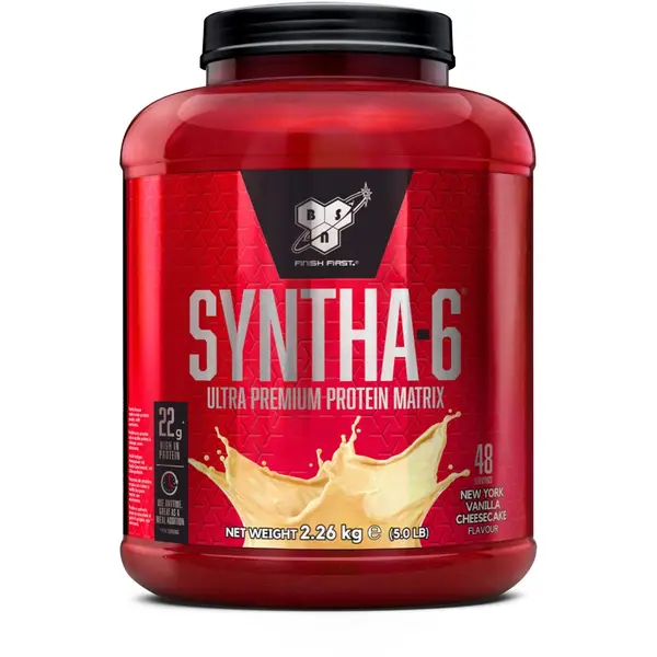 Pudra proteica proteine din zer izolat proteic BSN Syntha 6 Vanilie, 2.26kg, BSN