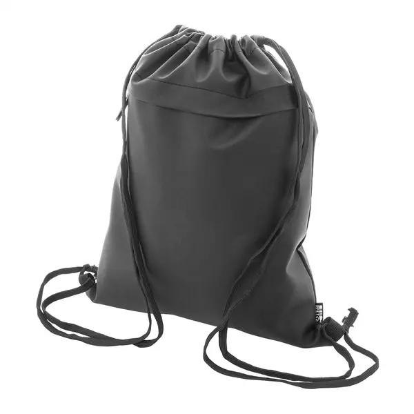 Pudrow Rucsac RPET cu șnur - negru