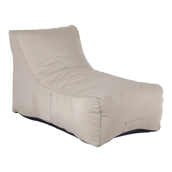 Puf Otenda, Bej - Antracit, 67x110x65 cm