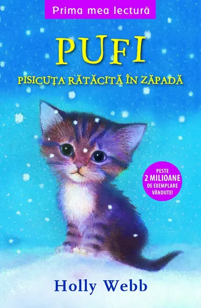 Pufi, pisicuța rătăcită în zăpadă. Prima mea lectură