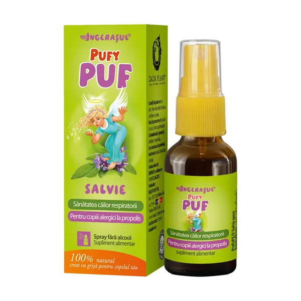 PufyPuf spray salvie, 20 ml, Dacia Plant