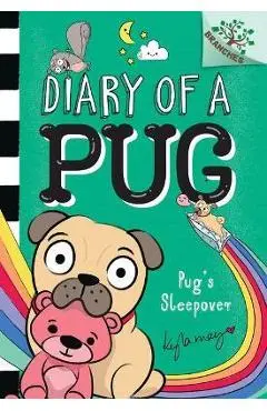 Pug's Sleepover: A Branches Book (Diary of a Pug #6) (Library Edition) - Kyla May