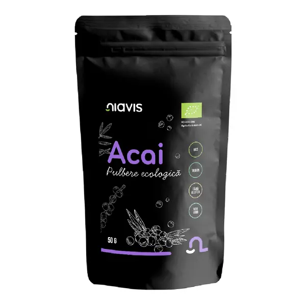 Pulbere Bio de Acai, 50 g, Niavis
