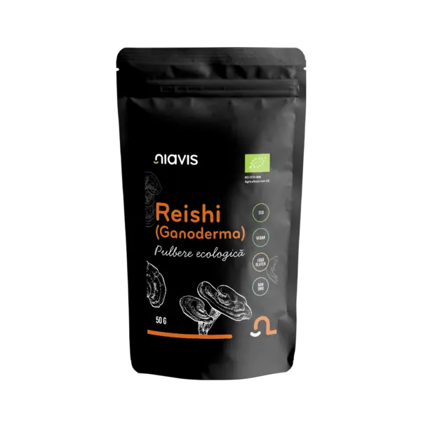 Pulbere bio de Reishi, 50g, Niavis