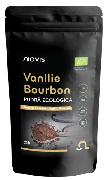 Pulbere bio de vanilie Bourbon, 20g, Niavis