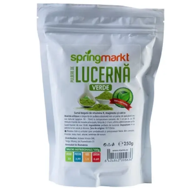 Pulbere de lucerna verde, 250g, Springmarkt