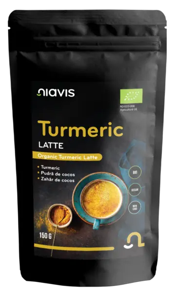 Pulbere ecologica Turmeric Latte, 150g, Niavis