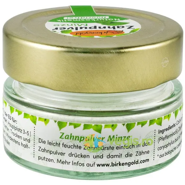 Pulbere pentru Dinti cu Menta si Xylitol 30g