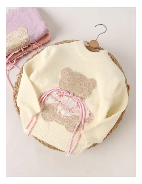 Pulover Mohair, Anette, ecru