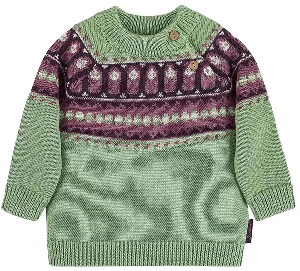 Pulover pentru copii Sterntaler - Design norvegian, mărimea 68, 3-6 luni