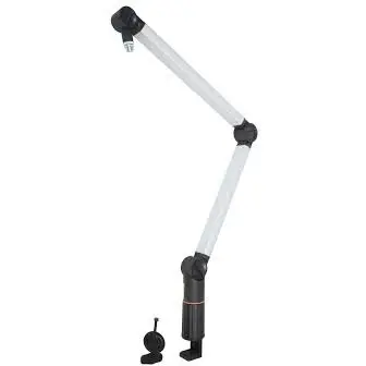 Pulse Pulse Boom-Arm suport de microfon argint cu montura pe birou MBA002