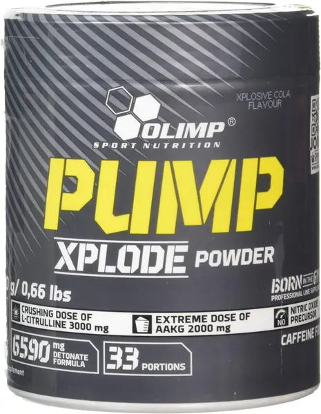 Pump Xplode Powder, punch de fructe, 300 g, Olimp