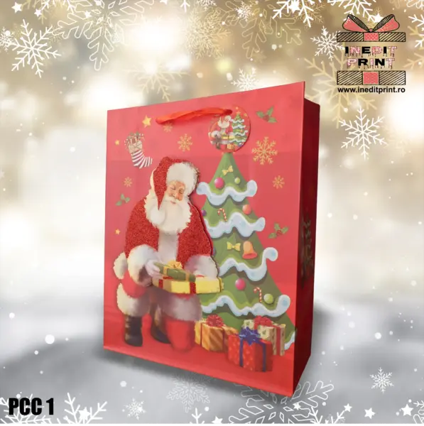 Punga Cadou Craciun PCC1 26x32x10 cm