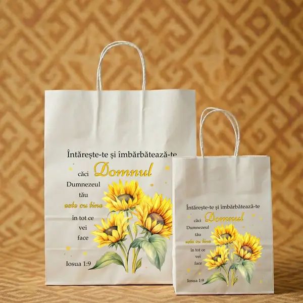 Punga Cadou Intareste-te si imbarbateaza-te caci Domnul PHCP7 25X31X11 cm