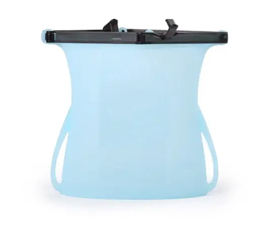 Punga din silicon reutilizabila pentru alimente cu sistem etansare clip