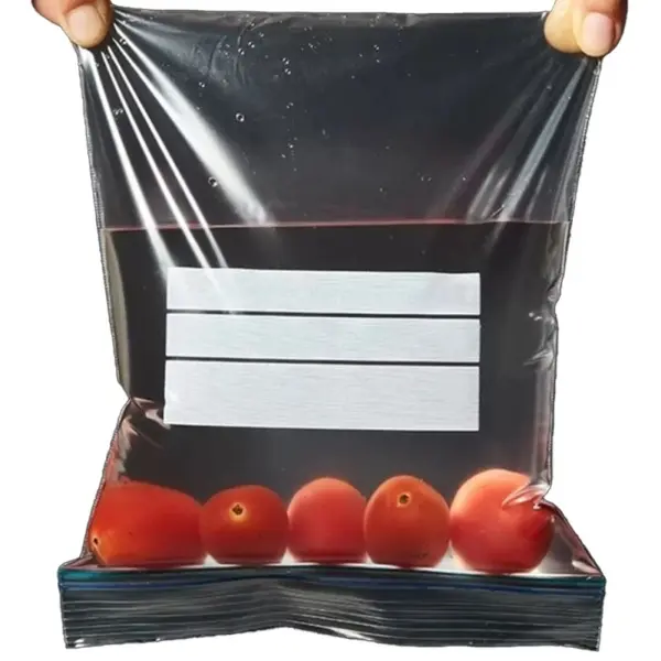 Punga Resigilabila cu Fermoar, 0.6 l, 14 x 15 cm, 50 Bucati, Perfect Home